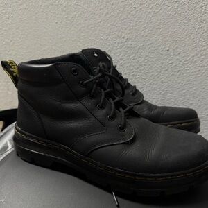 Dr. Martens Black Leather Lace-Up Boots